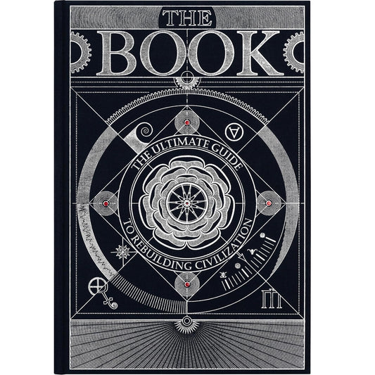 The Book. The Ultimate Guide to Rebuilding a Civilization - Inspirational Science Books for Adults - Unique Artifact - Knowledge Encyclopedia with Over 400 Pages of Detailed & Catchy Illustrations